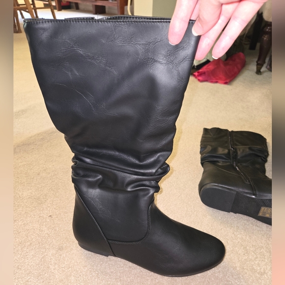 Katliu Slouchy Mid-Calf Boots Women's 41(9.5) NIB - Picture 12 of 16